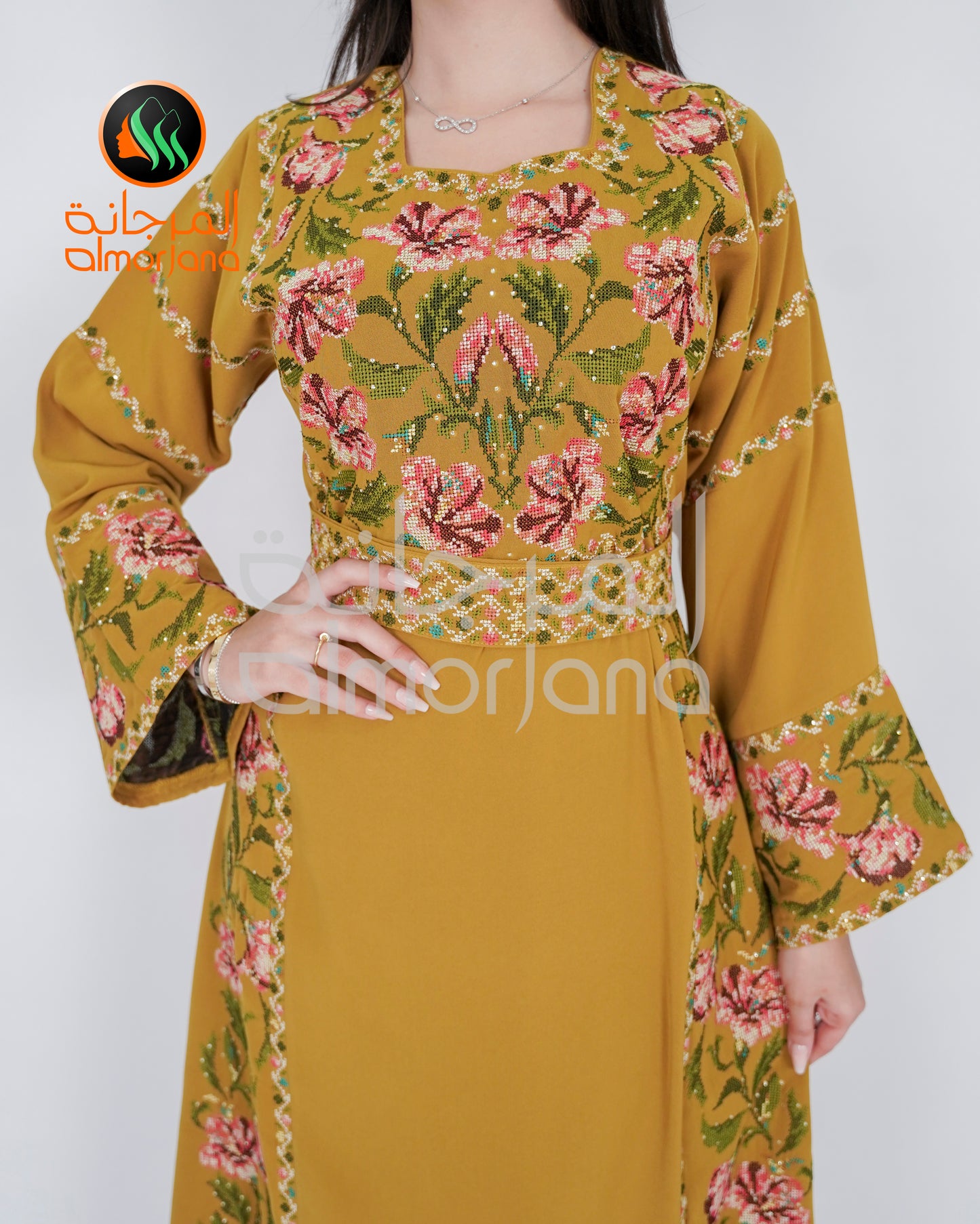 MERIGOLD Jory Thobe Embroidered Dress , Traditional Dress , Thobe Falah