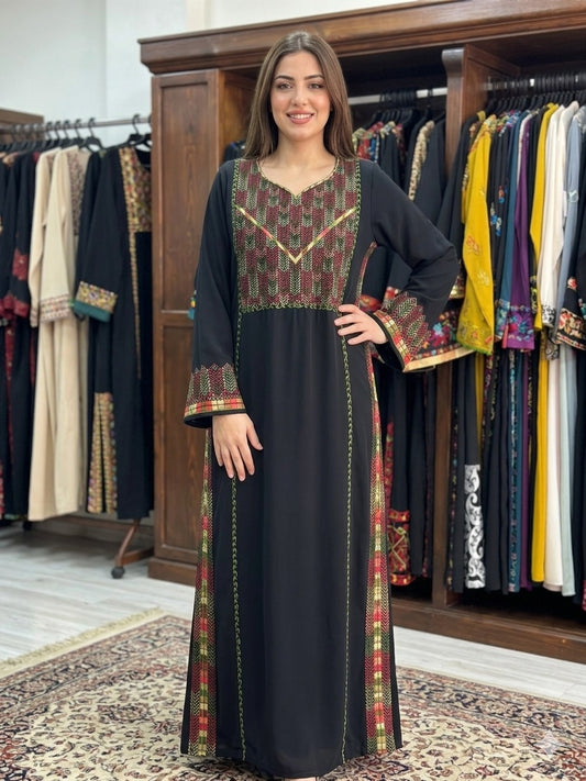 Palestinian Embroidered Dress Traditional Dress