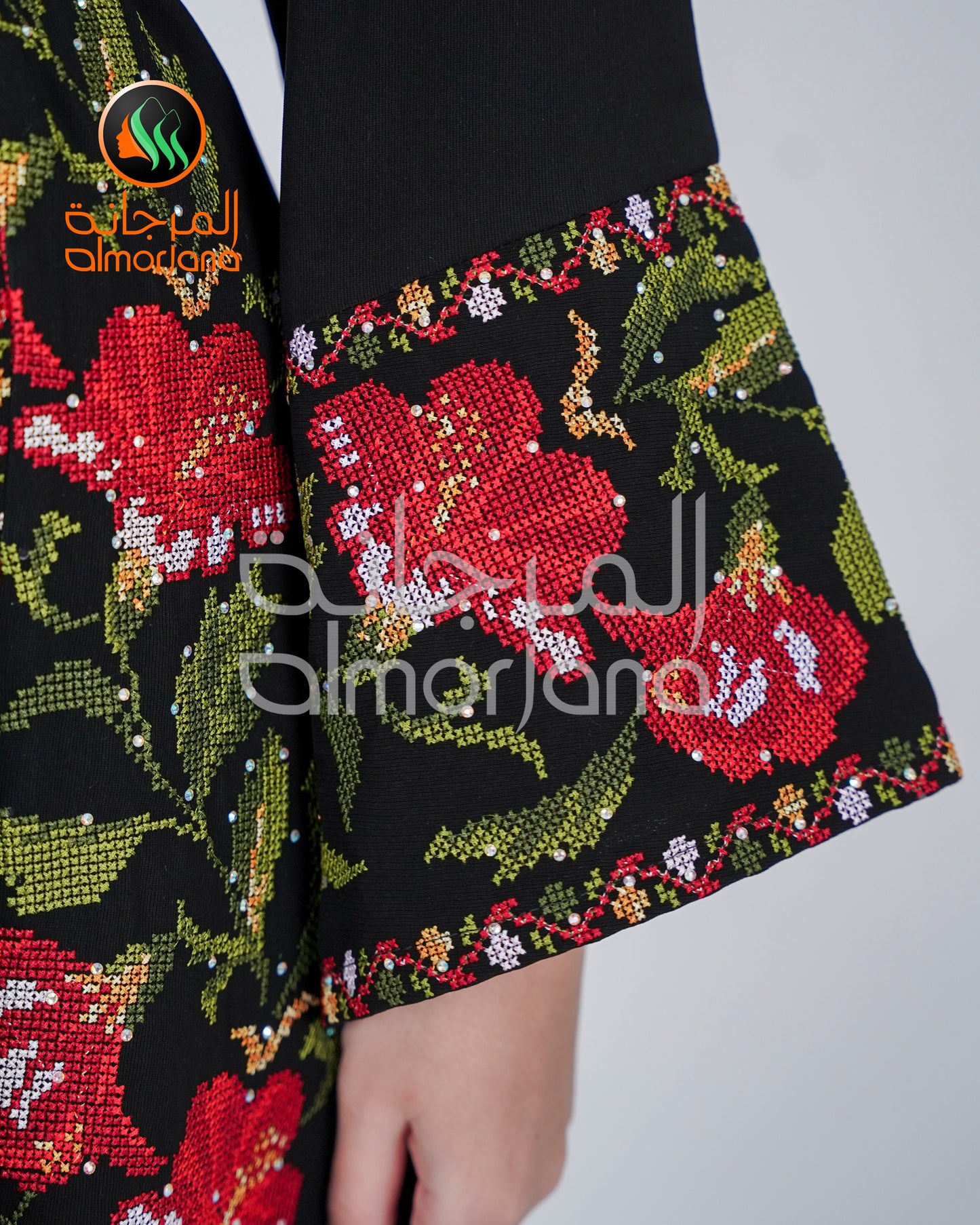 Almorjana Jory Thobe Embroidered Dress , Traditional Dress , Thobe Falah