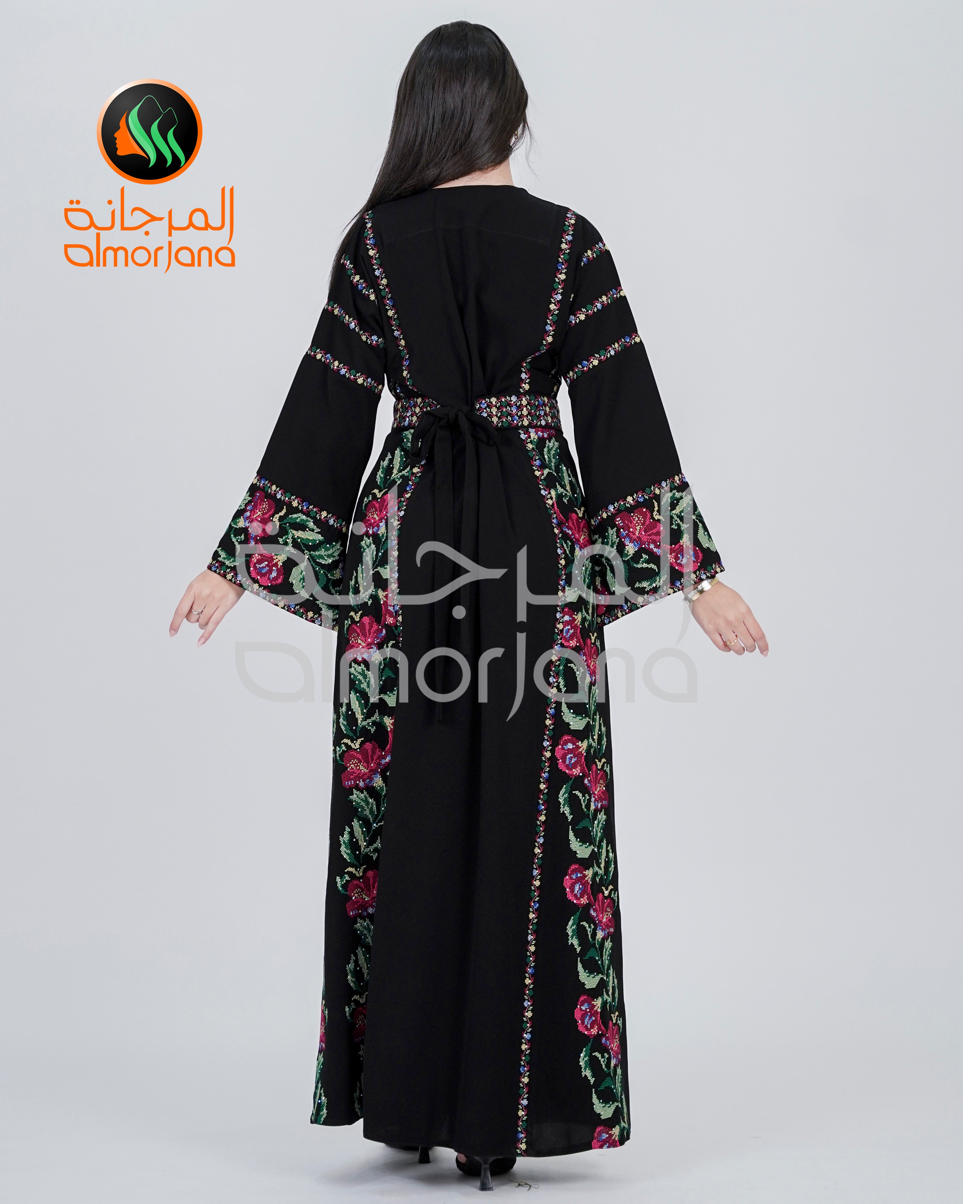 Almorjana Jory Thobe Embroidered Dress , Traditional Dress , Thobe Falah