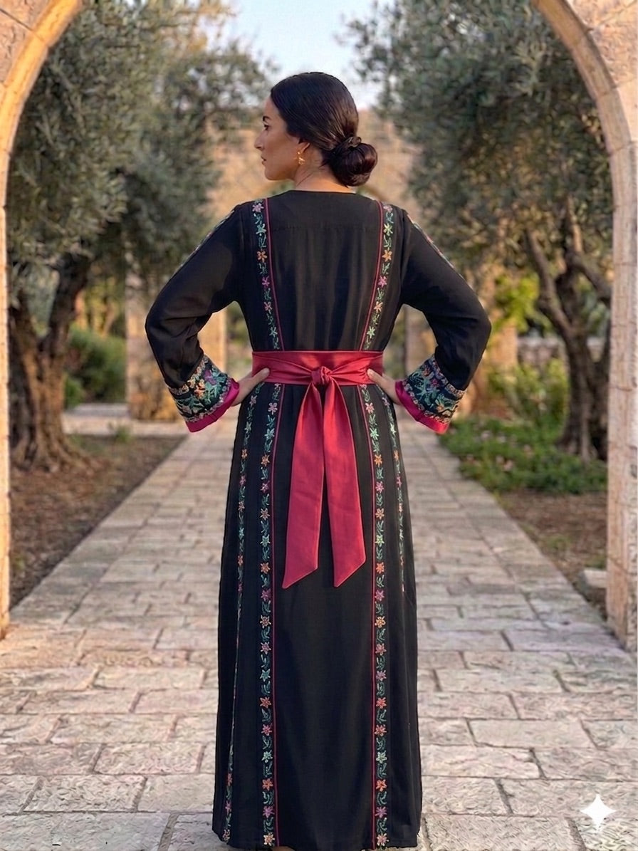 Palestinian Embroidered Dress  Traditional Dress