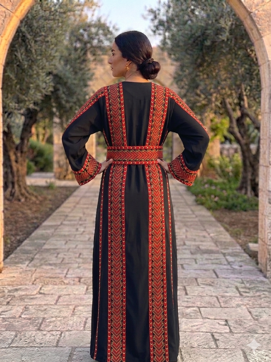 Manajel Thobe Embroidered Dress , Traditional Dress