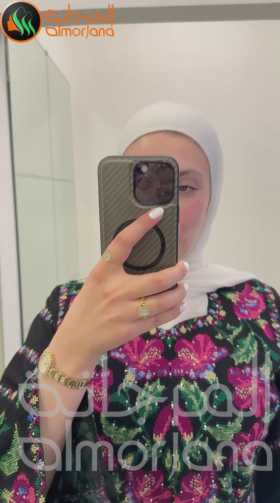 Almorjana Jory Thobe Embroidered Dress , Traditional Dress , Thobe Falah